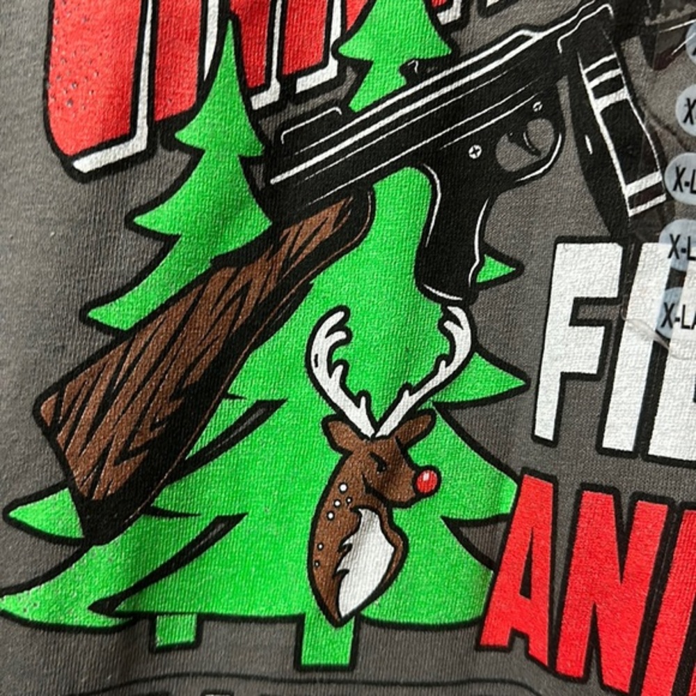 Christmas Happy New Year Filthy Animal Shirt Mens XL Humor Home Alone‎ (1365) - Picture 3 of 9